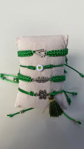 Kit pulseira macrame