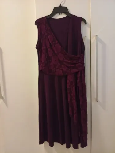Vestido Roxo Festa Tam M