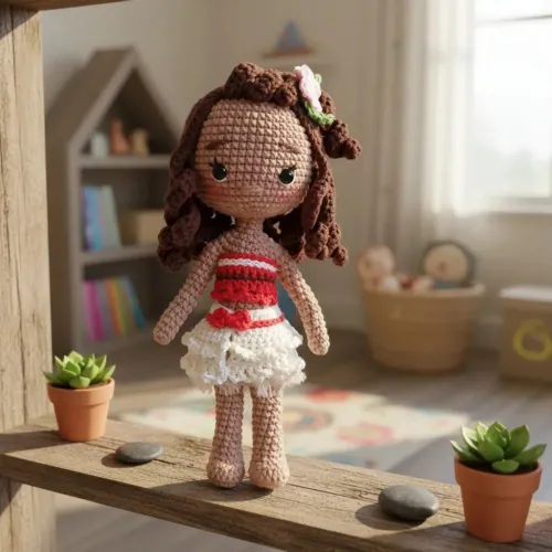Boneca Moana | Crochê | Amigurumi