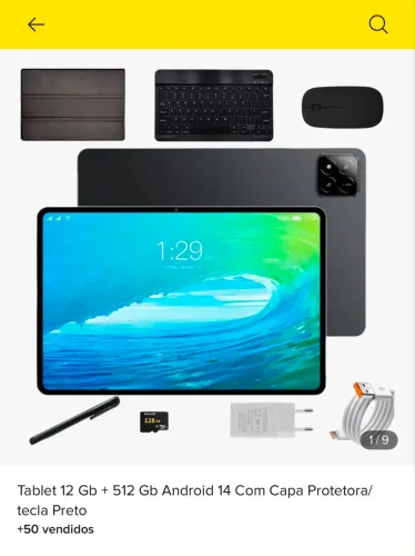 Vendo tablet Android 14