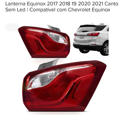 Lanterna Traseira Equinox Sem Led