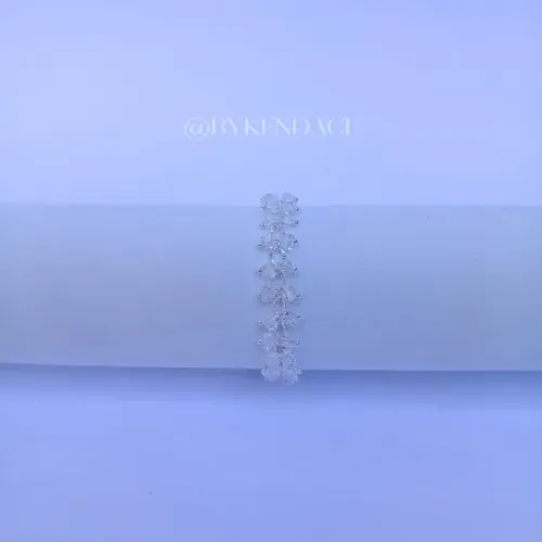 Pulseira Semijoia Cristais Feminina