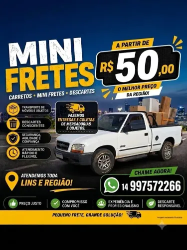 Frete rápido e barato 