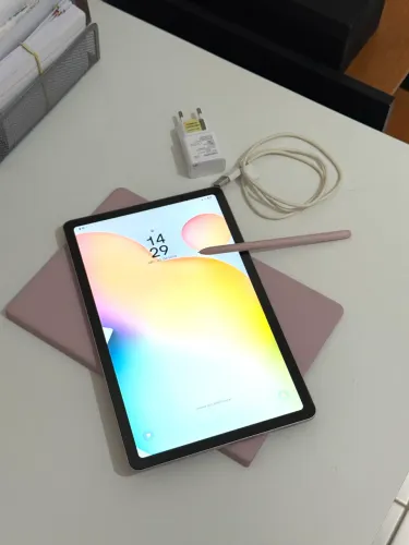 Galaxy Tab S6 Lite 64GB 4GB Rosa (S Pen + Carregador + Capa)