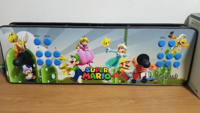 Fliperama Arcade Duplo - Tema Super Mario