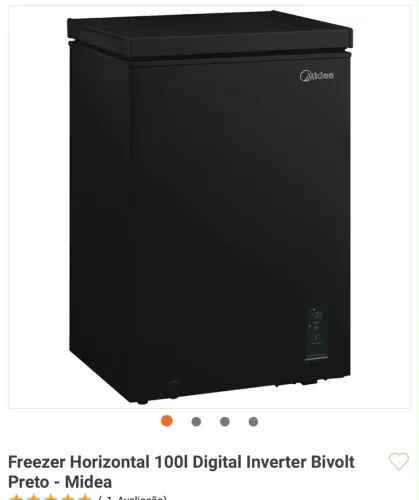 Freezer Midea 100L