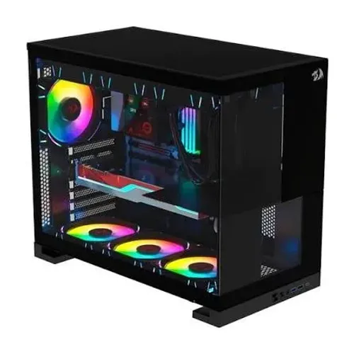Gabinete Gamer Redragon Eternal, Mid-Tower, Lateral de Vidro, Preto, CA-612B