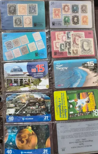 Coleção - 450 Cartões Telefônicos (Raros)