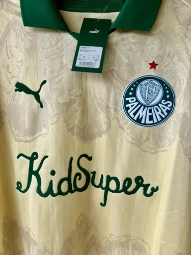 camisa kidsuper manga longa palmeiras puma