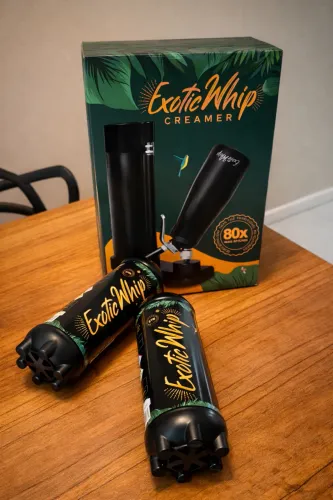 Exotic Whip 670g Profissional | Equivale 84 Cápsulas | Entrega Expressa RJ e SP