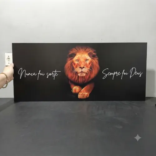 Quadro Nunca foi Sorte, Sempre foi Deus