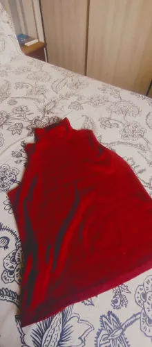 Blusa gola alta sem mangas G