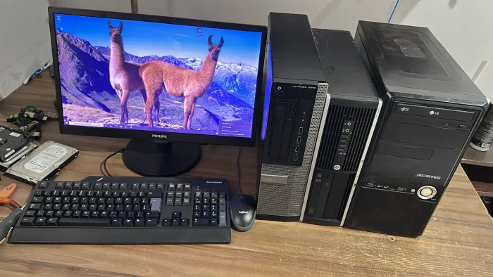 Computador i3 completo 8 gb para empresas loja com garantia