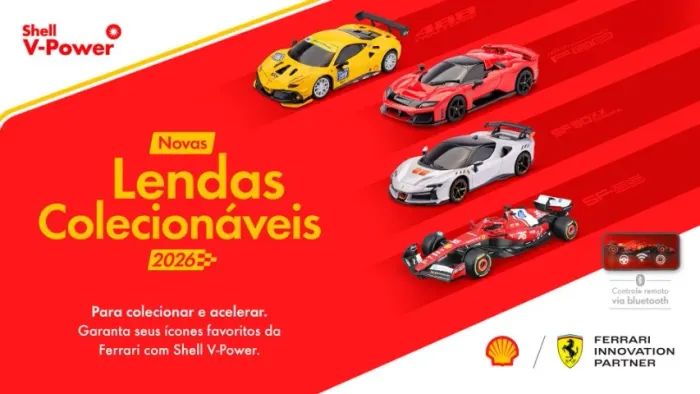 Lendas Colecionáveis Shell 2026 Ferrari