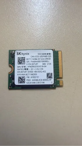 SSD NVME 256GB