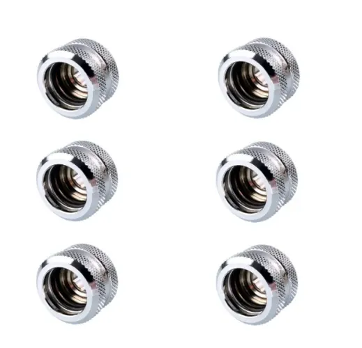 (NOVO) Kit 6x Fitting Conector 16mm G1/4 Tubo Rígido Bykski Water Cooler Walter Cooler
