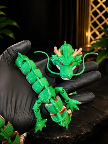 DRAGÃO ARTICULADO 65CM ESTILO SHENRON