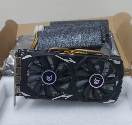 Placa de vídeo rx 580 8gb Top! Não é 550 560 570 gtx 1660 6gb 4gb