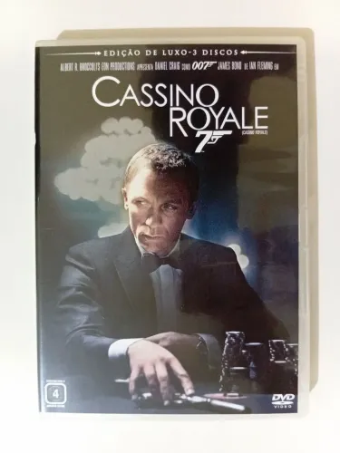 Filme DVD 007 Cassino Royale Edição De Luxo 3 Discos Daniel Craig James Bond
