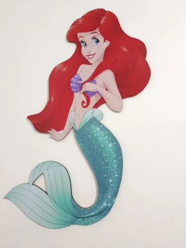 Display da pequena sereia 