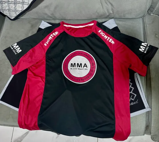 Kit MMA/No-Gi: Bermuda Shurastec 46 + Camisa Fighter G