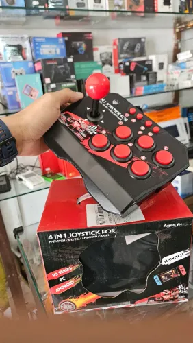 Joystick arcade station fight stick com fio usb