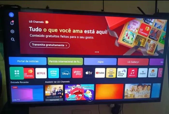 Vendo TV 43 " web os