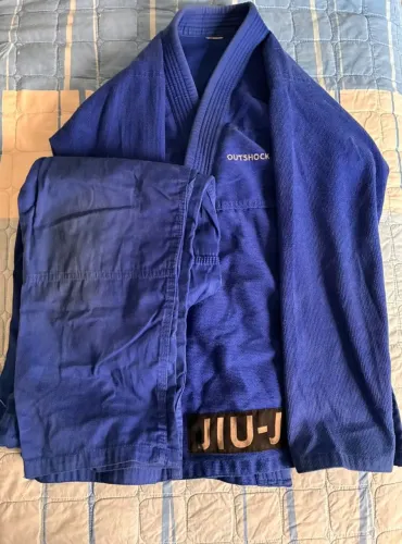 Kimono jiu-jitsu outshock azul - Tamanho A1