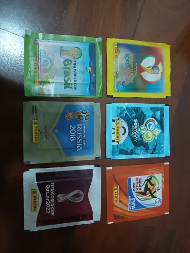 Kit pacotinhos copa 2002 até 2022