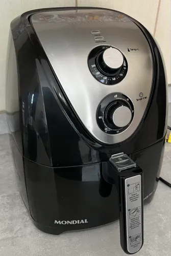 Fritadeira Elétrica Air Fryer Mondoal Grand Family Inox 5 litros