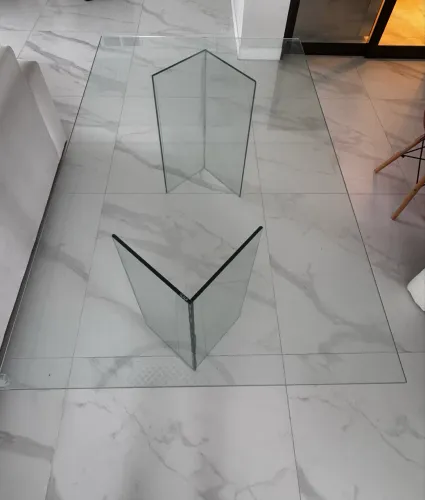 Mesa de vidro chique