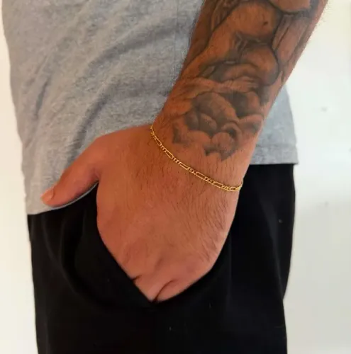 Pulseira de Ouro Masculina