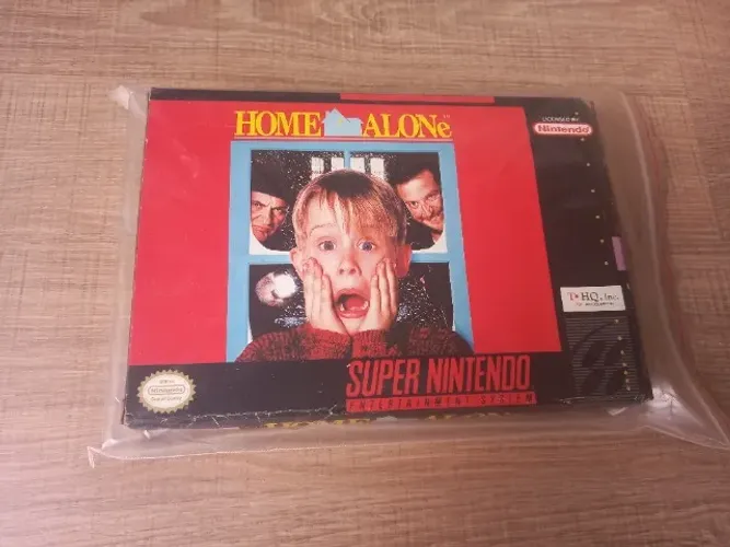 Fita Home Alone SNES + Caixa e Manual Originais