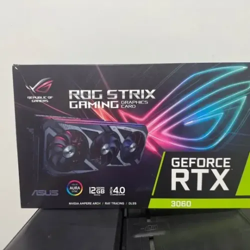 Placa de Vídeo Asus NVIDIA GeForce ROG Strix RTX 3060 012G V2 Gaming OC Edition, 12GB GDDR