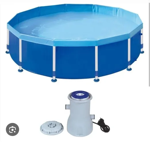 Piscina 5.000 litros Completo - Bomba de filtro e flutuador de cloro