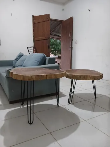 Mesinhas de centro/ canto Rústicas