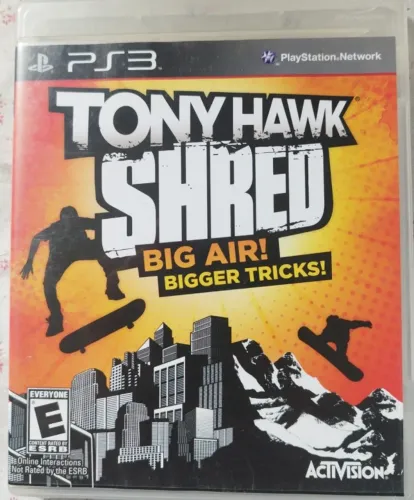 Jogo Tony Hawk Shred Big Air Bigger Tricks Ps3 Midia Fisica - OLX Pay
