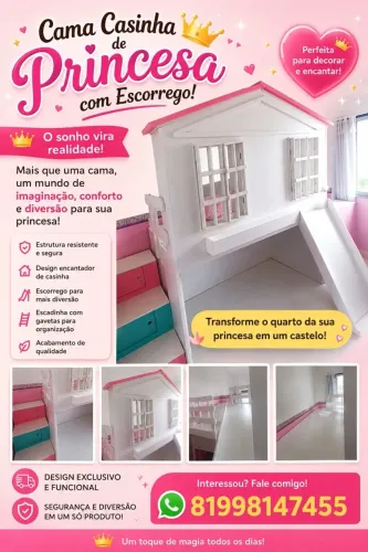 Cama casinha solteirão