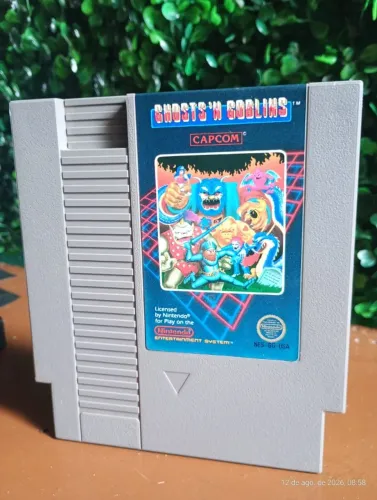 Ghosts n Goblins (RARO 5 Parafusos) - (Original) - Nes (nintendinho)