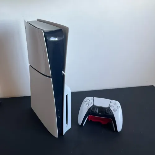 Ps5 Slim 1TB Com Leitor + Jogos -Completo
