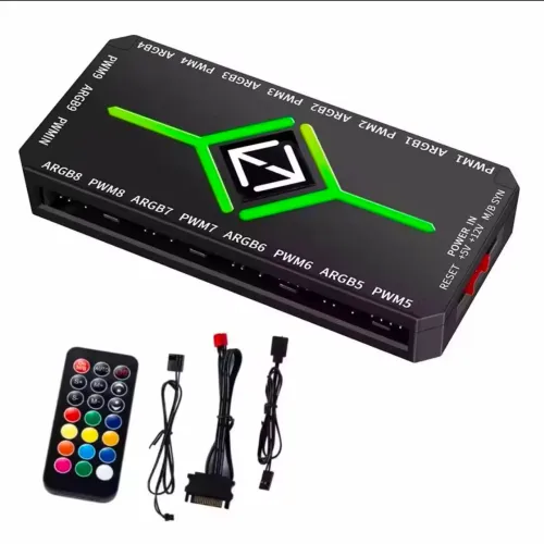 Controladora ARGB 5v para 9 fans