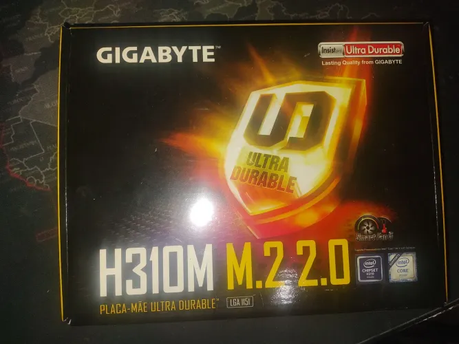 Kit Placa-Mãe Gigabyte H310M M.2 2.0 defeito + Processador Intel Core i3-9100F