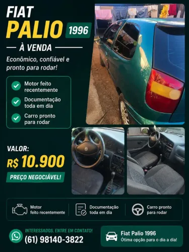 Fiat Palio ED 1.0 MPI 2P E 4P 1997