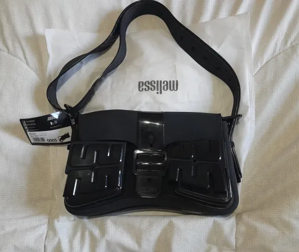 Bolsa Bag Melissa Preta Original NOVA com Etiqueta