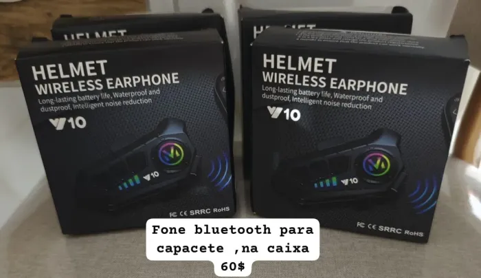 Fone para capacete