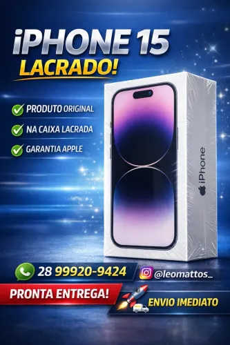 iPhone 15 128GB lacrado 
