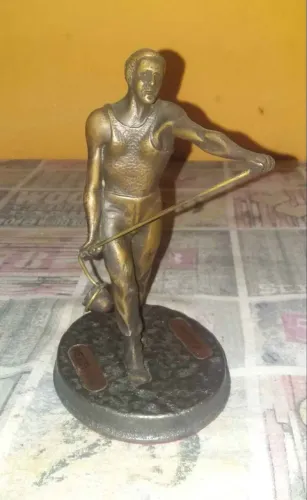 Estátua em bronze "O Fundidor" - Itália.