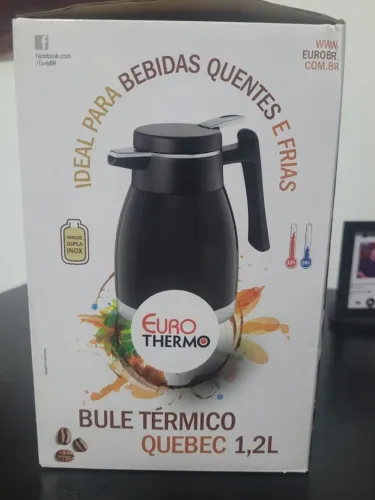 Bule Térmico Quebec 1,2L Euro Home (Novo) PROMO