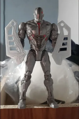Cyborg Liga da Justiça Filme 16cm Raro