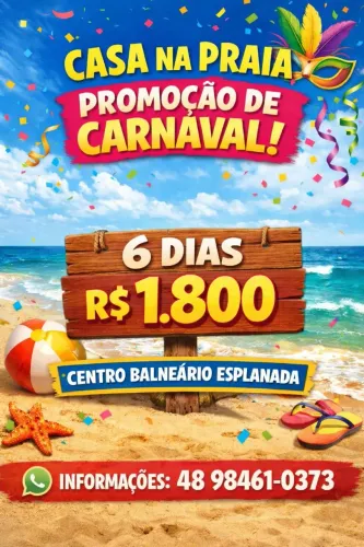 6 dias 1.800$ balneário esplanada